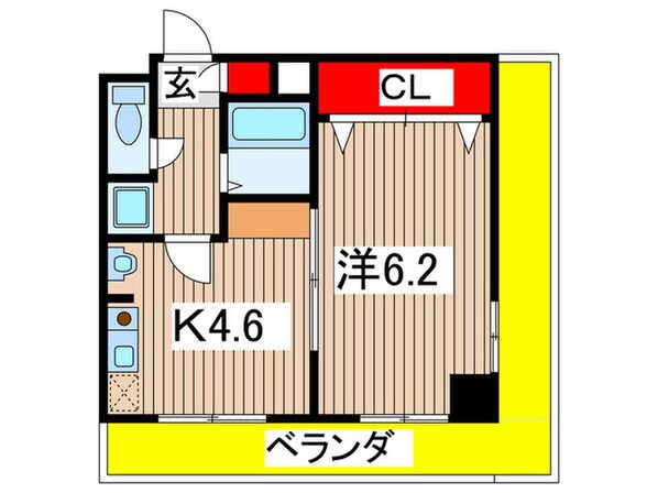 プレステ－ジ立花の物件間取画像